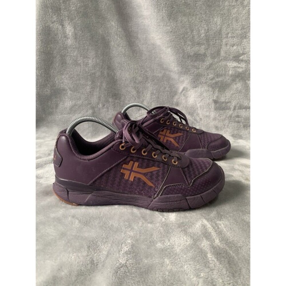 Kuru Quantum Running Shoes Womens Size 8 Purple Bronze Mesh Sneakers Flaw
